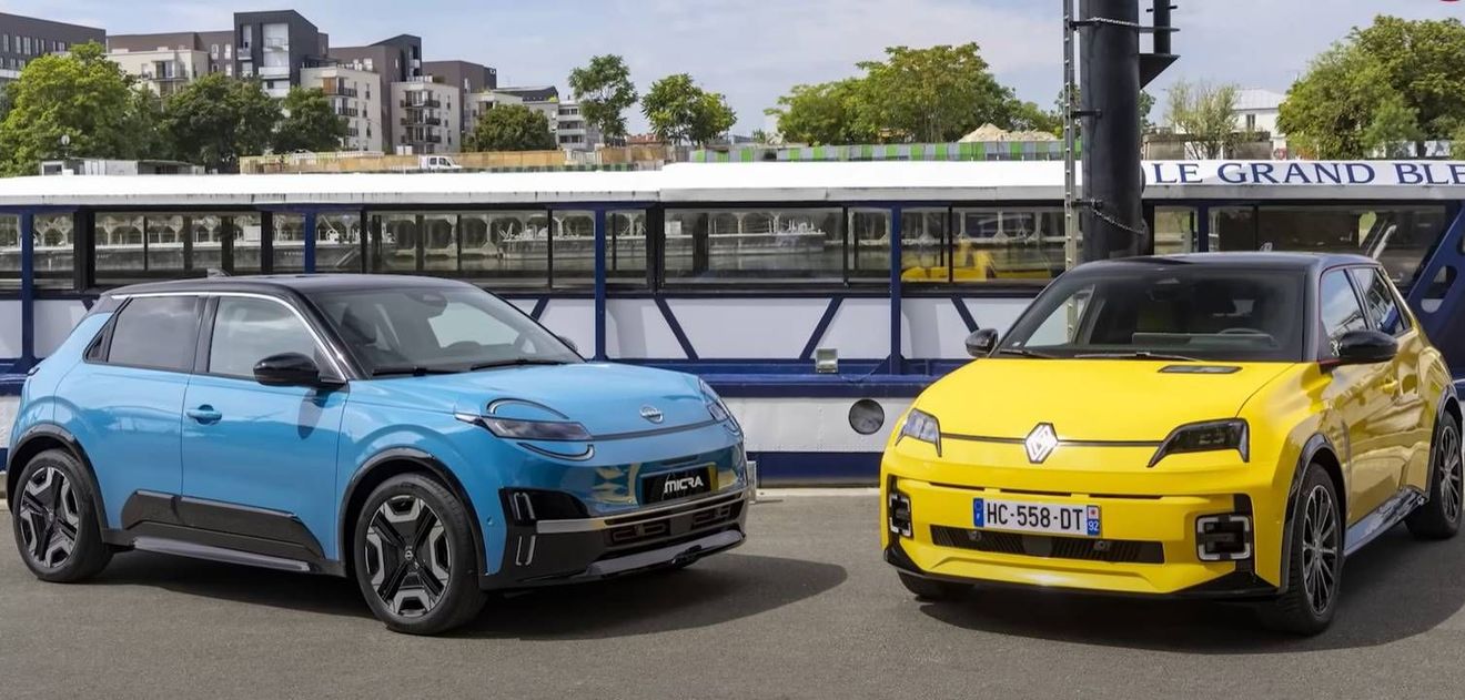 Renault R5 contra Nissan Micra. Primera prueba de los dos eléctricos urbanos