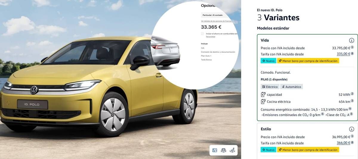 Volkswagen desata las críticas al poner el precio del Polo eléctrico a la altura del Tesla Model 3