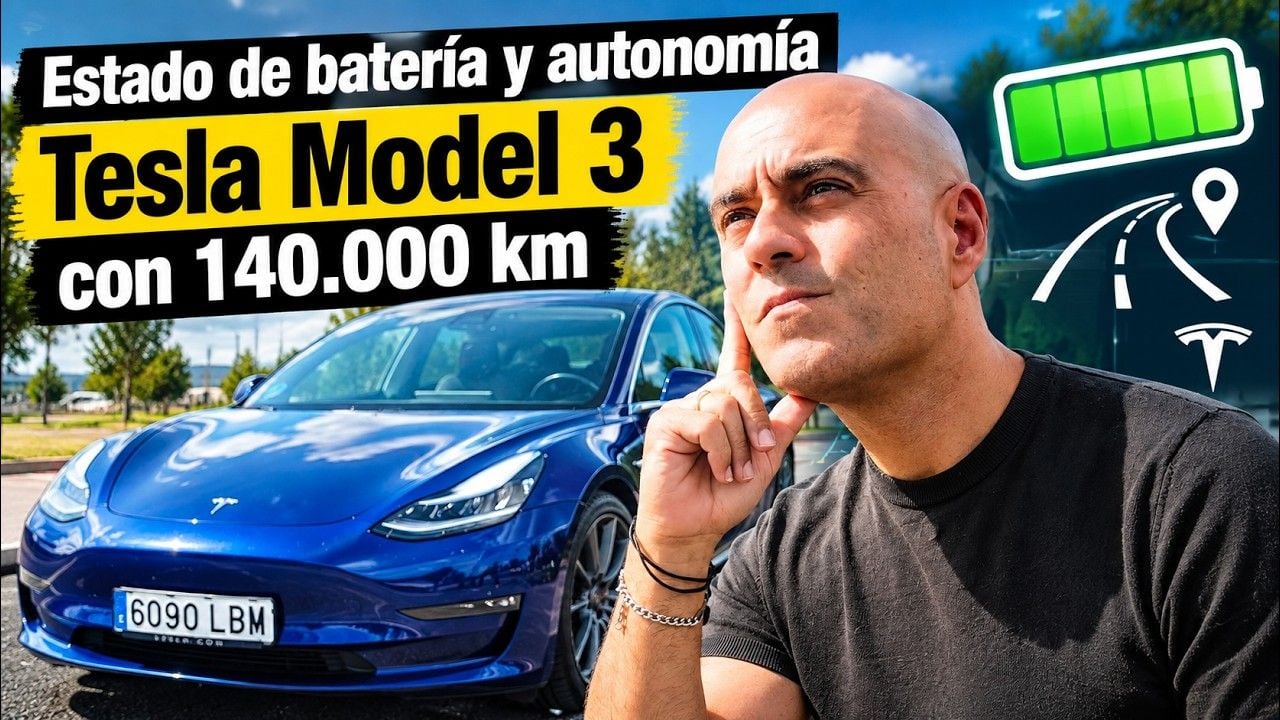 Prueba de autonomía en autovía Tesla Model 3 de 2019 con 140.000 km