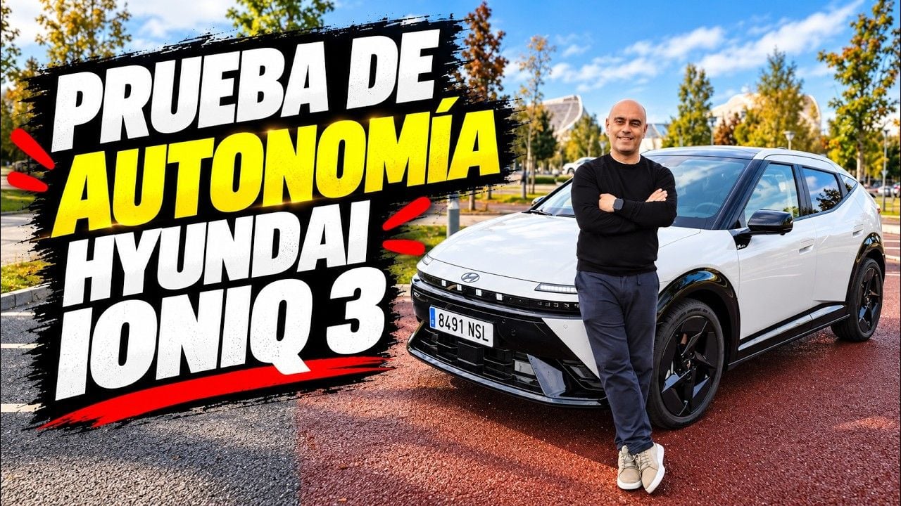 Prueba de autonomía a 120 kmh del Hyundai Ioniq 3