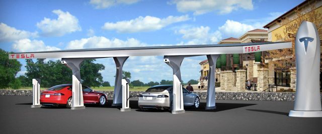 Tesla descubre su supercargador