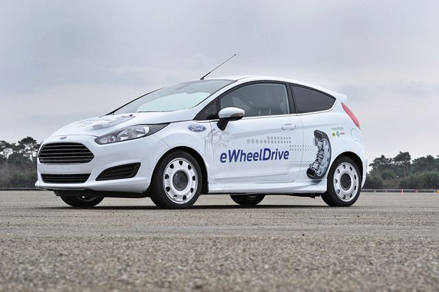 Ford Fiesta E-Wheel Drive, los motores en rueda buscan su lugar en el mercado