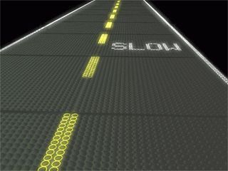 Paneles solares en las carreteras