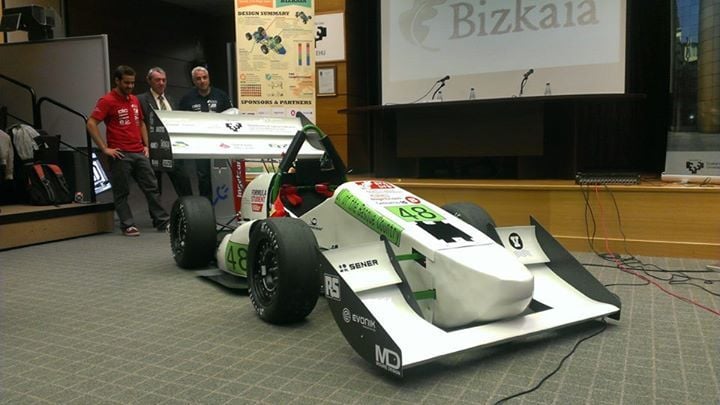 El equipo Formula Student Bizkaia acude a Silverstone con un monoplaza eléctrico