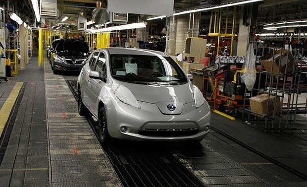 La producción del Nissan LEAF se acelera