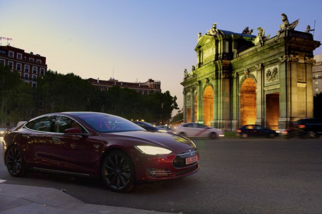 Madrid-Escocia en un Tesla Model S