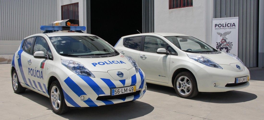 El Nissan LEAF se extiende entre las flotas de la policía en Europa