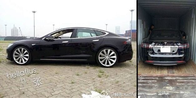 El primer Tesla Model S llega a China