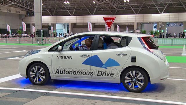 El Nissan LEAF autónomo se deja ver en Tokio