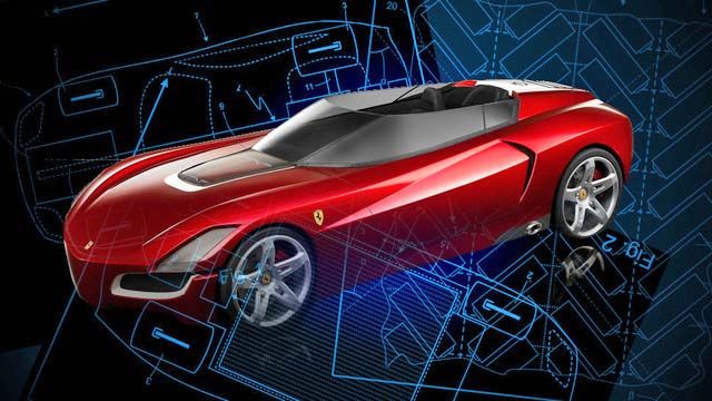 El nuevo Ferrari híbrido se deja ver en una patente