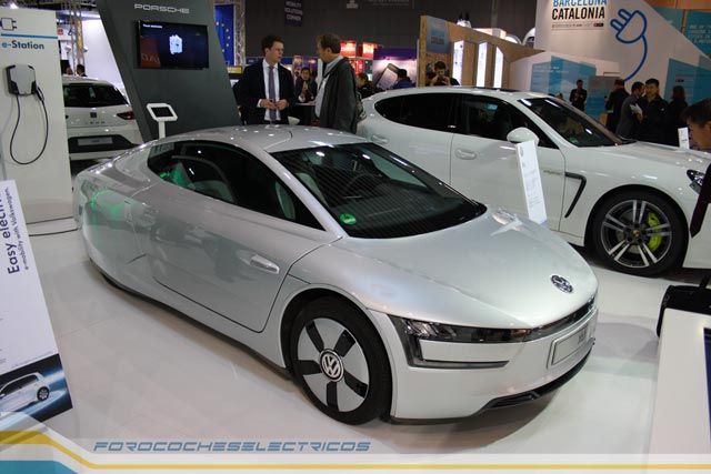 Un vistazo al Volkswagen XL1 en Barcelona