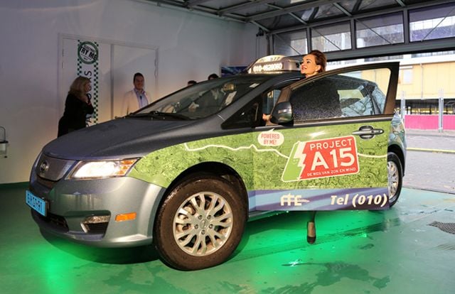 El BYD E6 se convierte en el taxi de Róterdam