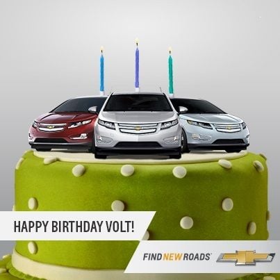 El Chevrolet Volt cumple tres años