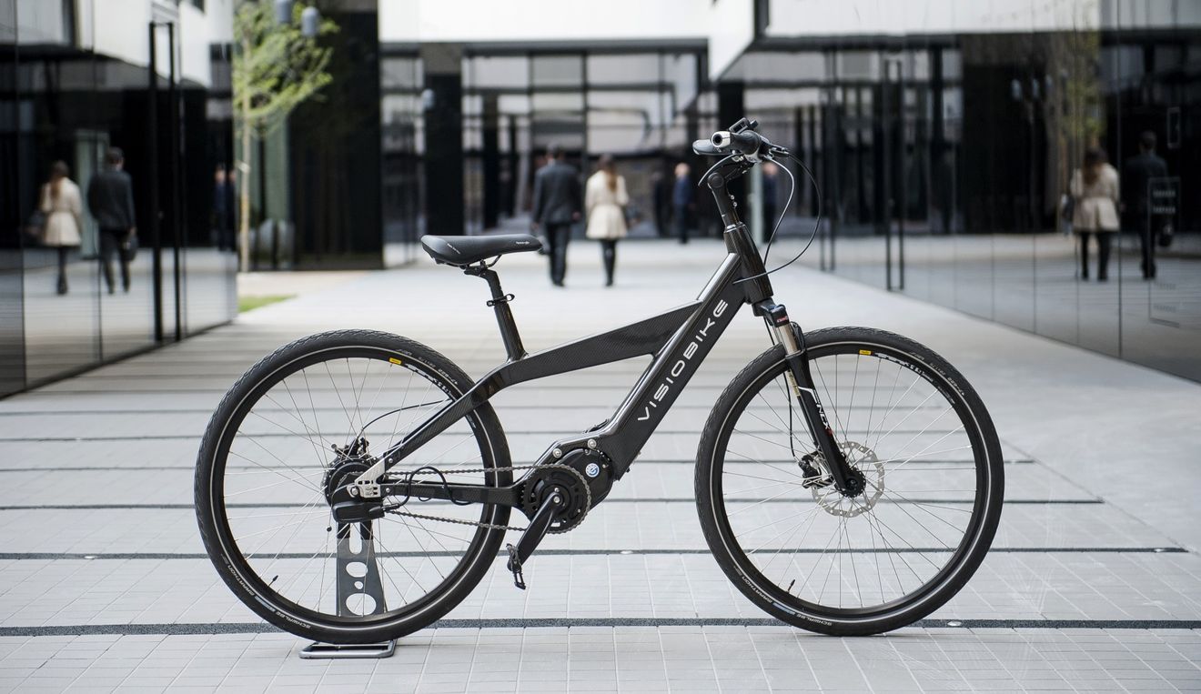 Visiobike. La bicicleta eléctrica de fibra de carbono, que se conecta a nuestro smartphone