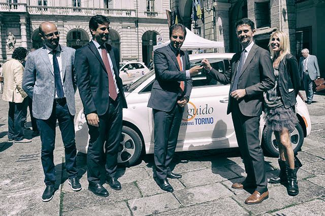 El FIAT 500e llega a Europa. De momento, sólo para el programa de car sharing de Turín