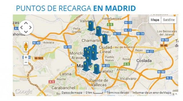 GIC puntos recarga Madrid