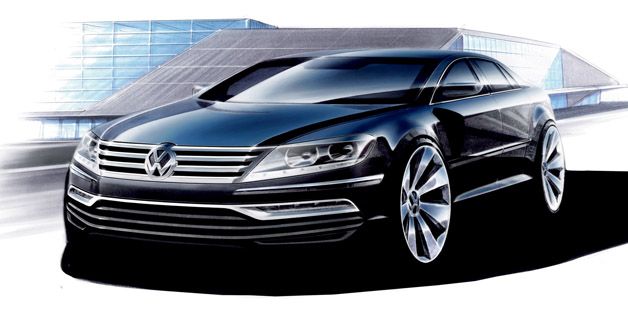 Un Volkswagen Phaeton híbrido enchufable para la nueva generación