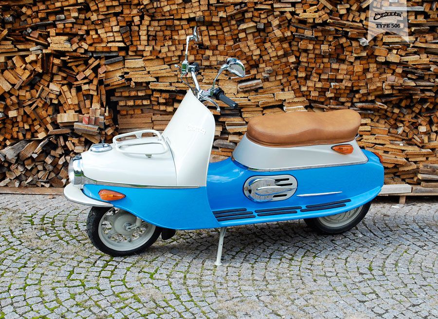 Cezeta Type 506. Un scooter eléctrico de lo más vintage