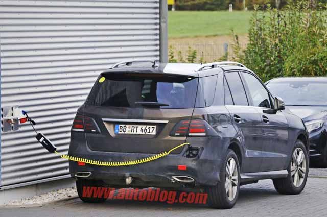 El Mercedes GLE enchufable pillado durante unas pruebas