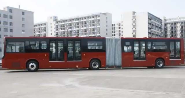 autobus eléctrico BYD 18 metros