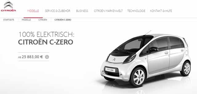 El Citroën C-Zero y la Berlingo eléctrica bajan de precio. De momento sólo en Alemania