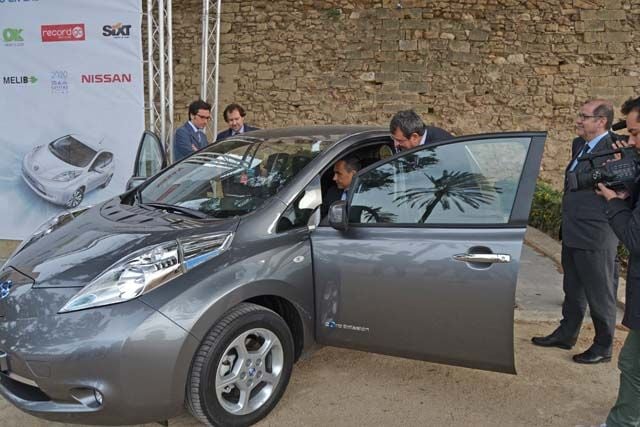 60 Nissan LEAF para las empresas de alquiler de coches de Baleares