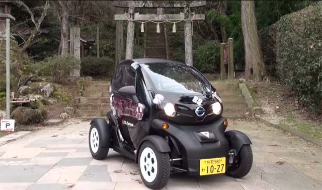 El Renault Twizy se pone a trabajar en el servicio de car sharing de Shikano, Japón