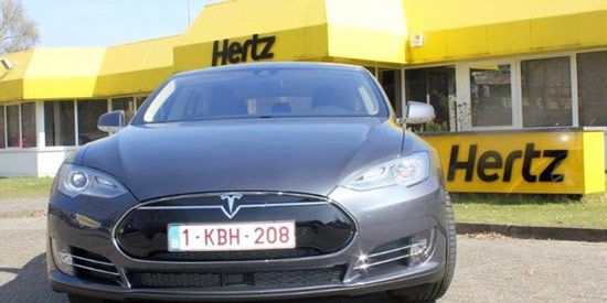 Hertz añade el Tesla Model S a su flota de alquiler