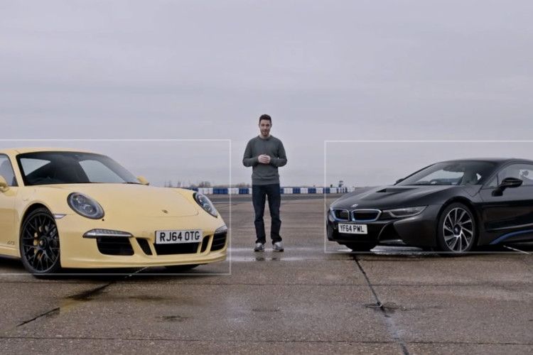 BMW i8 vs Porsche 911, en circuito (Vídeo)