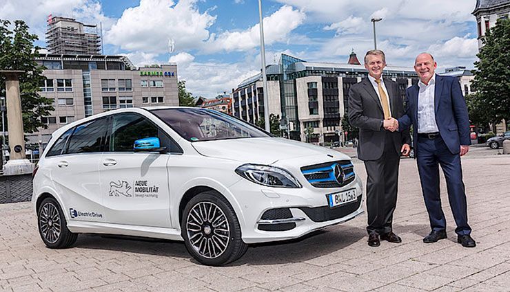 El Ministro de Transporte alemán selecciona el Mercedes Clase B ED como coche oficial