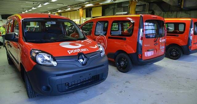 El servicio postal noruego encarga 330 furgonetas eléctricas a Renault y Nissan