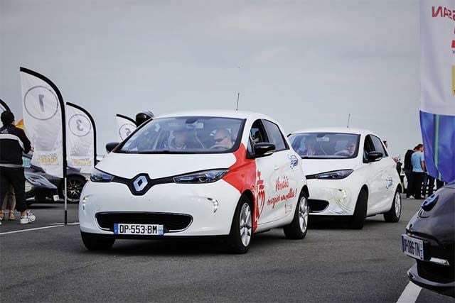 Un Tour de Francia en coches eléctricos