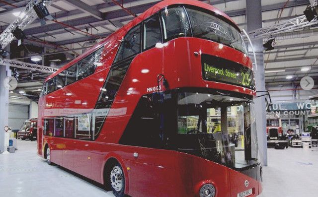 Autobuses eléctricos de dos plantas en Londres