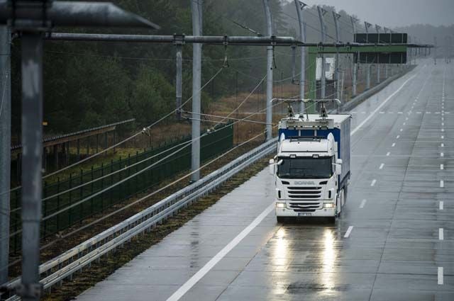 En 2016 Scania comenzará las pruebas en carretera de sus camiones eléctricos dotados de pantógrafo