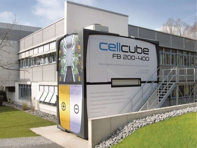 CellCube, almacenamiento eléctrico modular a gran escala