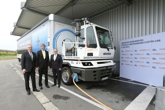 BMW pone en marcha un camión eléctrico de 40 toneladas para el transporte de piezas