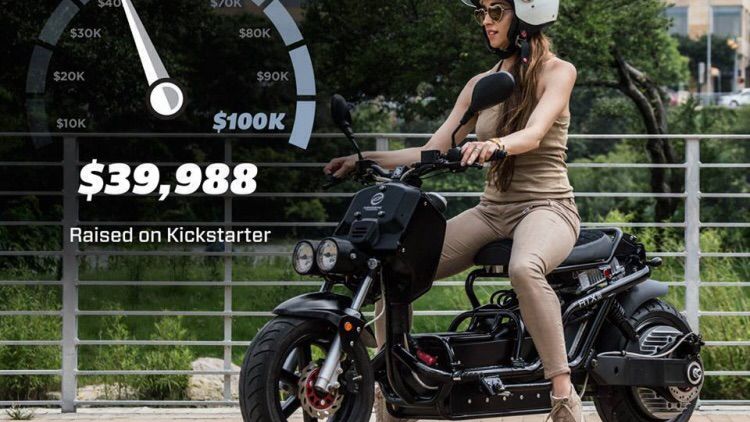 ATX 8080. Un scooter eléctrico que busca financiación en las redes de crowdfunding