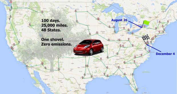 Misión Imposible. 40.000 kilómetros en 100 días con un Nissan LEAF