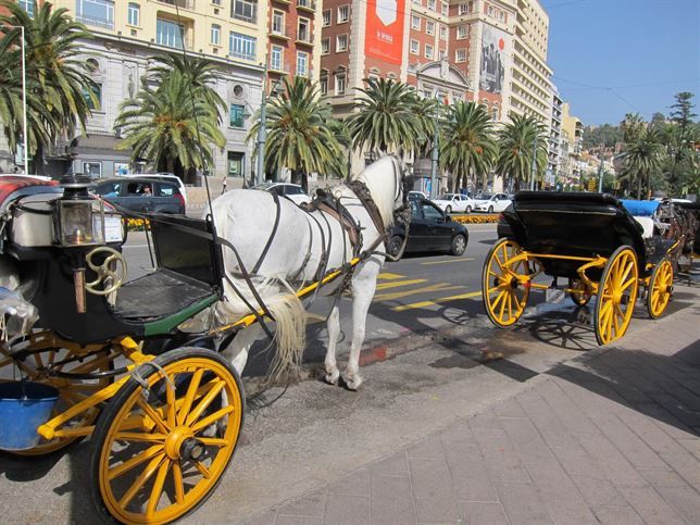 Málaga propone sustituir los coches de caballos, por coches eléctricos de época