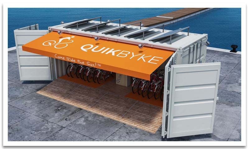 QuikByke. Alquiler de bicicletas eléctricas impulsadas por energía solar