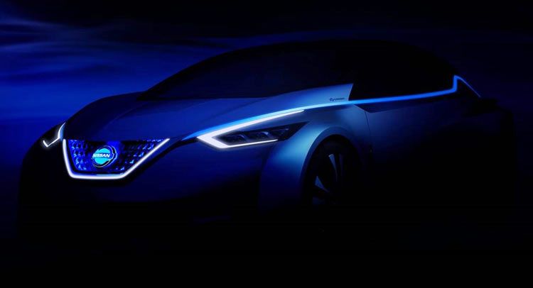 Nissan muestra la imagen de un prototipo eléctrico para Tokio 2015