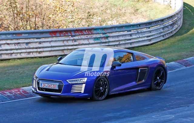 El Audi R8 e-Tron de nuevo visto en Nürburgring