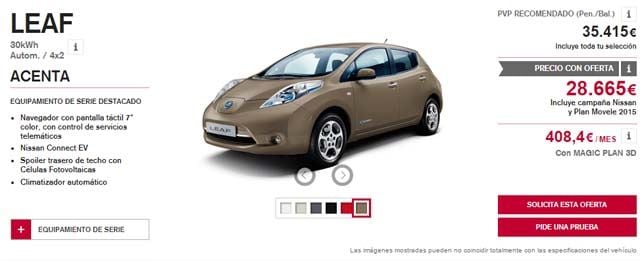 Ya puedes configurar tu Nissan LEAF de 30 kWh