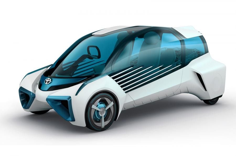 Toyota FCV Plus. Un coche a hidrógeno, y un generador eléctrico móvil