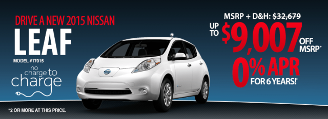 black friday nissan leaf