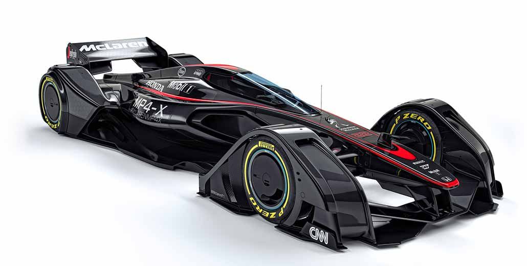 McLaren MP4-X. El futuro de la F1 será eléctrico y muy tecnológico