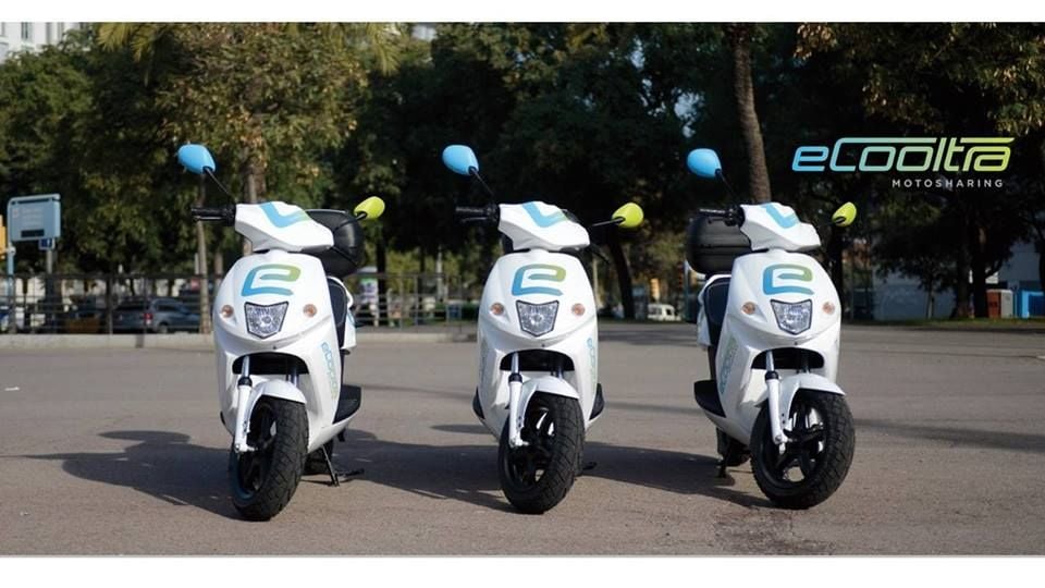 eCooltra motosharing. El sistema de alquiler de motos eléctricas por minutos de Barcelona arrancará en marzo