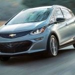 2017-Chevrolet-Bolt-EV-front-view-on-road