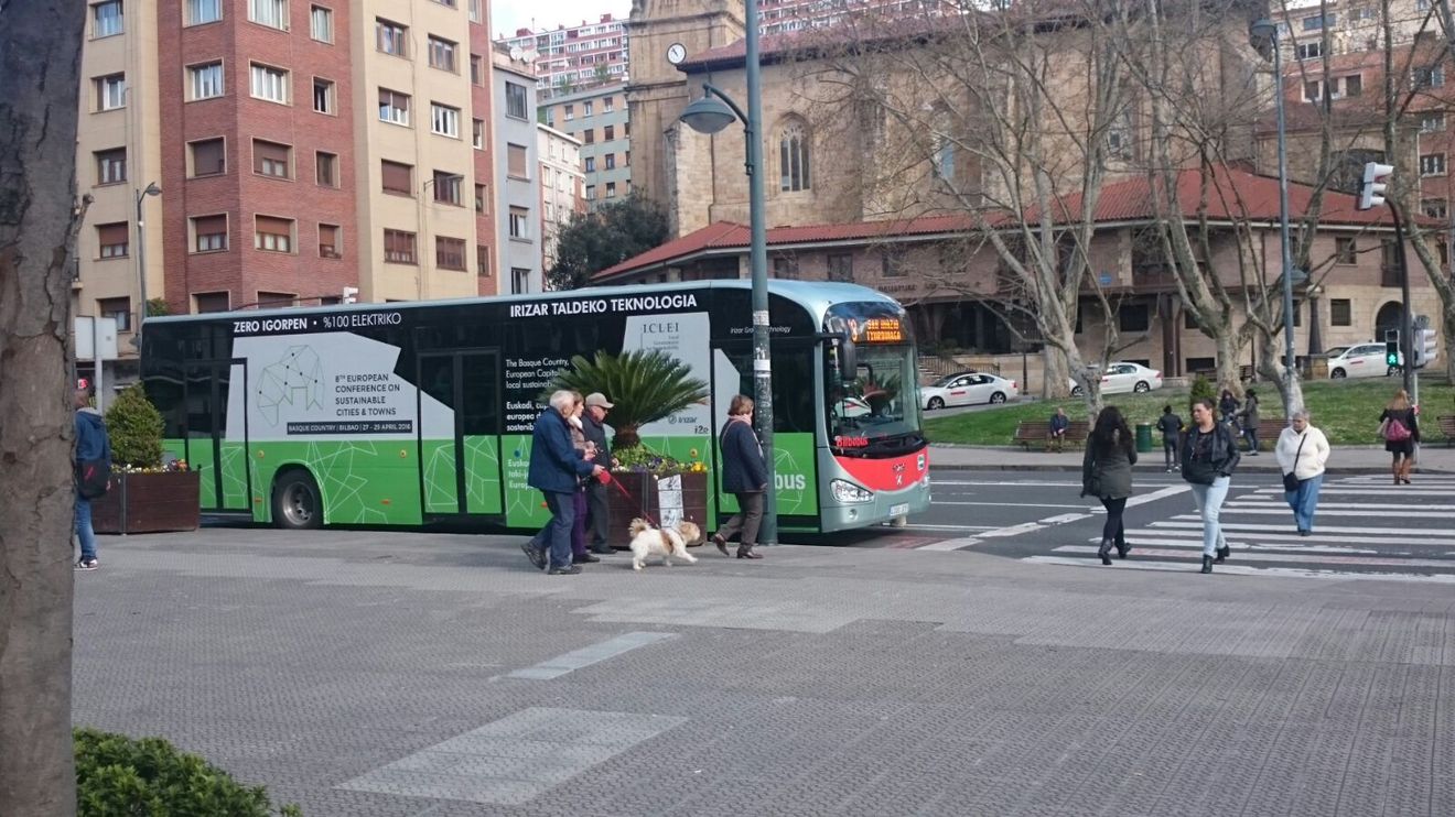 Dos nuevos autobuses eléctricos para Bilbao a finales de año