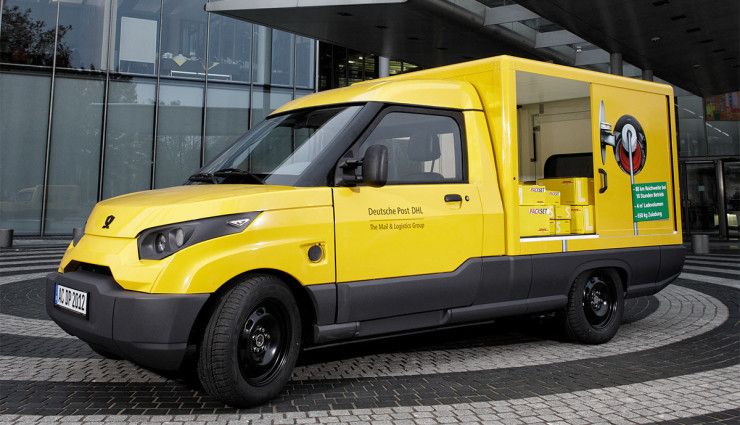 El servicio postal de Alemania se lanza a la fabricación de coches eléctricos para el reparto